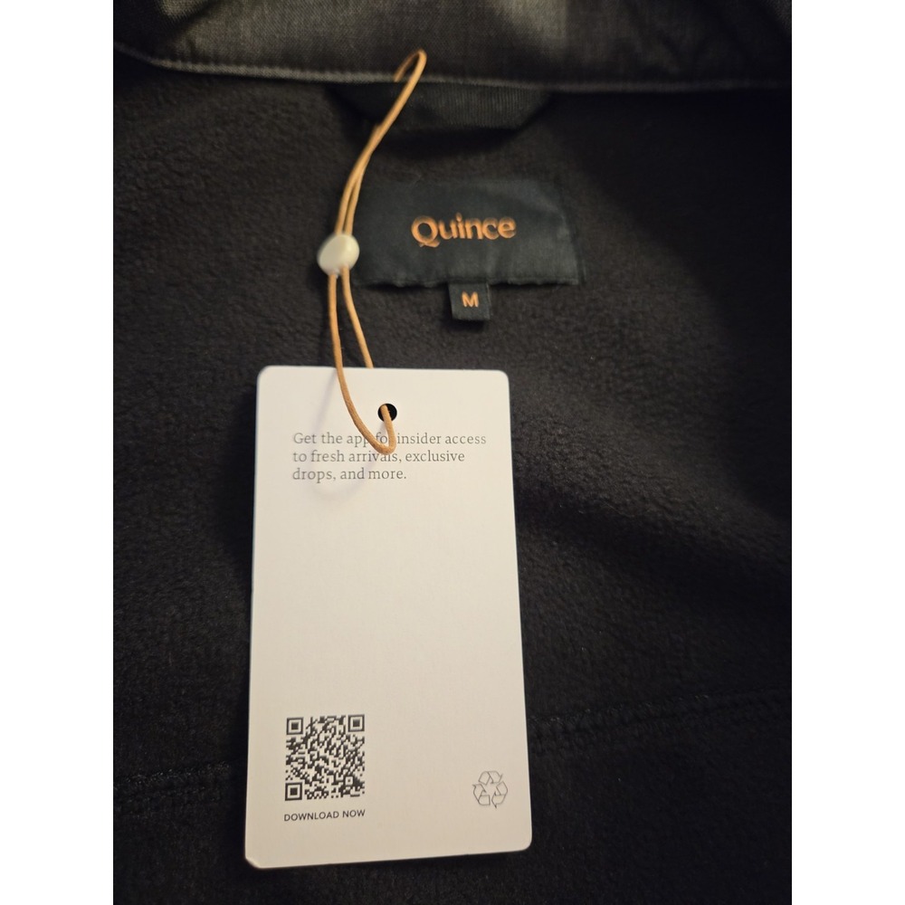 Quince Men's Softshell Fleece-Lined Full-Zip Jacket Heather Shady Sz M NEW! $160 - Picture 14 of 14